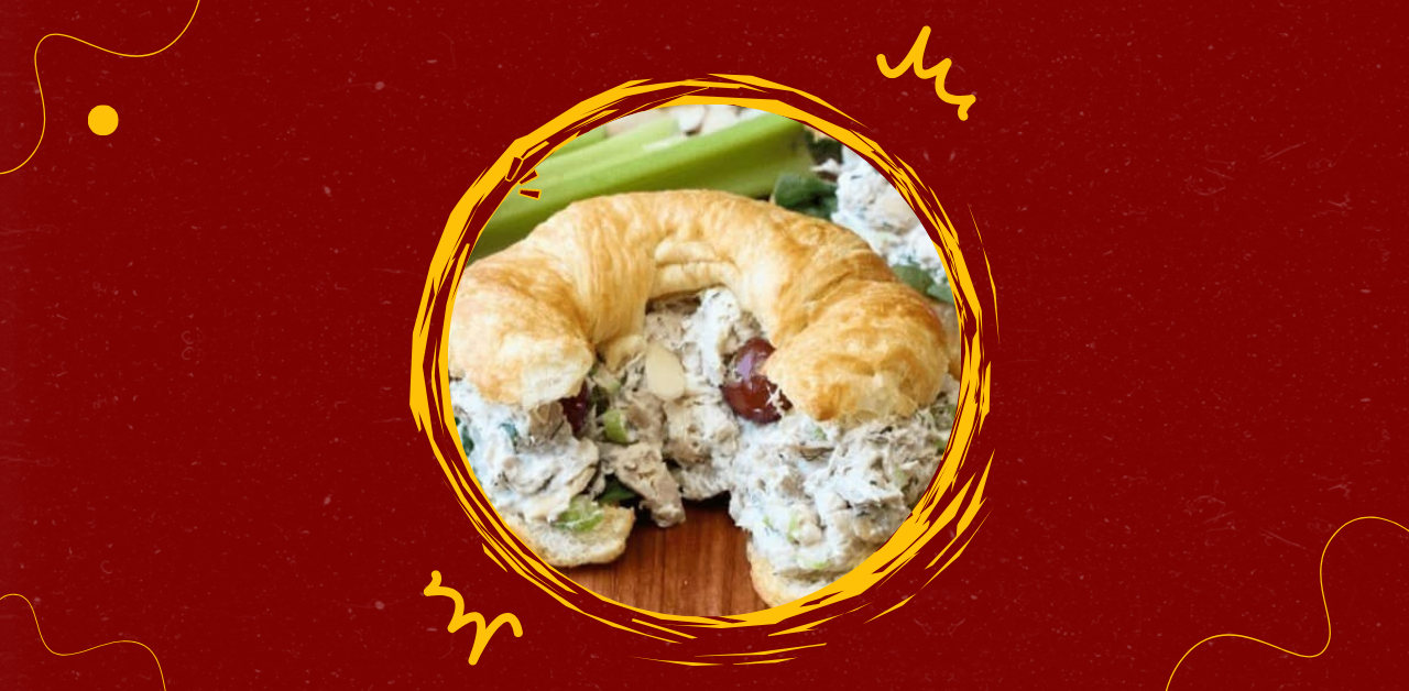 Chicken Salad Corissant Sandwich Recipe