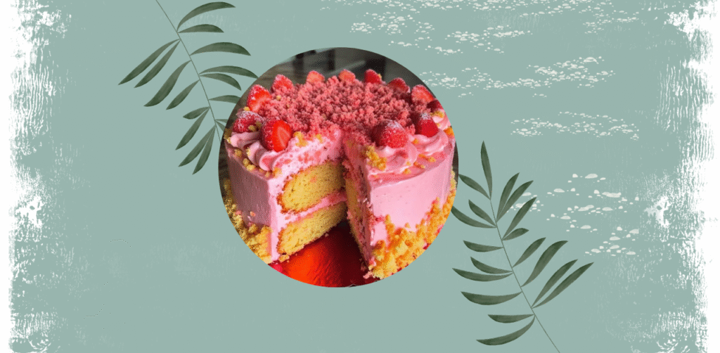 Strawberry Lemon Crunch Cake Recipe