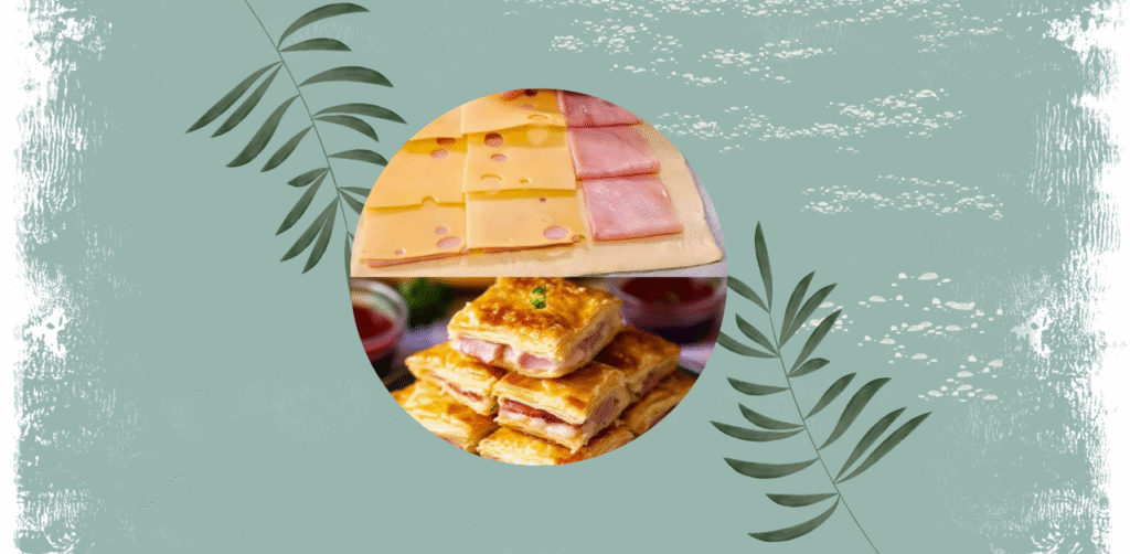 Ham and Cheese Puff Pastry Pockets Recipe
