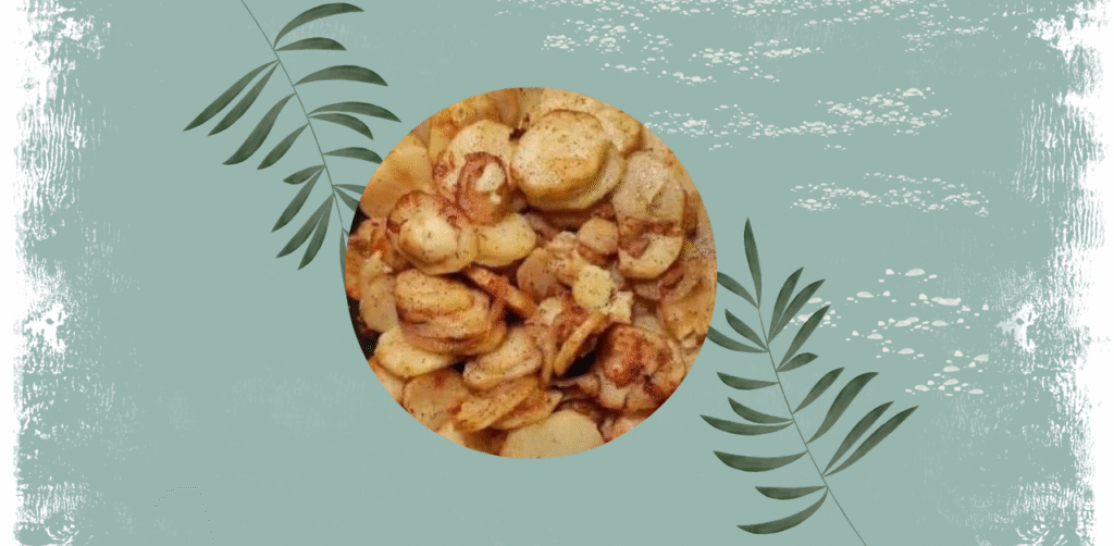 fried potatoes and onions Recipe