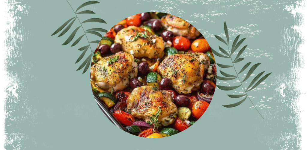 Mediterranean Sheet Pan Chicken Recipe