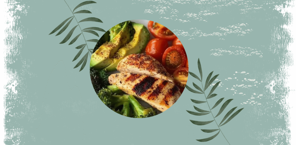 Grilled Chicken & Avocado Power Plate Recipe