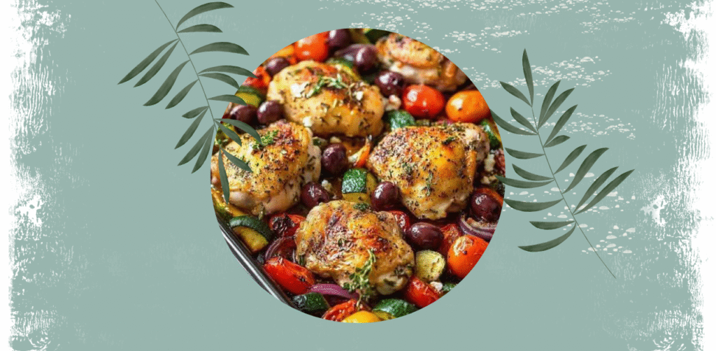 Mediterranean Sheet Pan Chicken Recipe