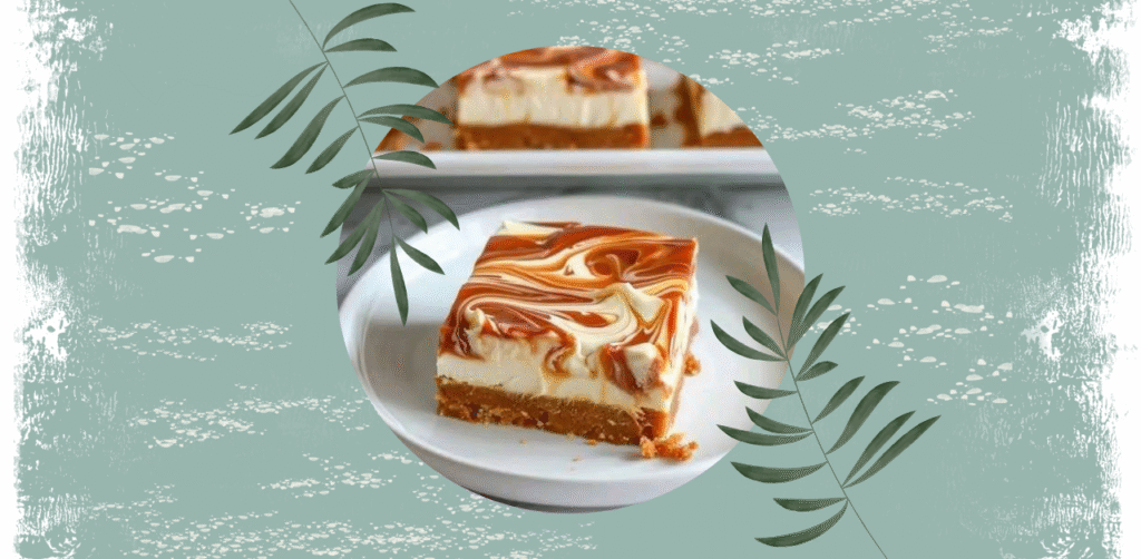Caramel Swirl Cheesecake Bars Recipe