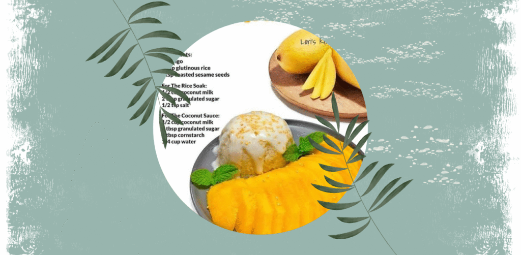 Thai Mango Sticky Rice Recipe