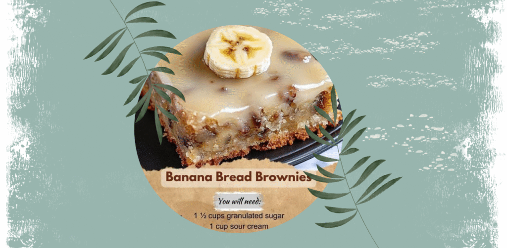 Banana Bread Bars Recipe