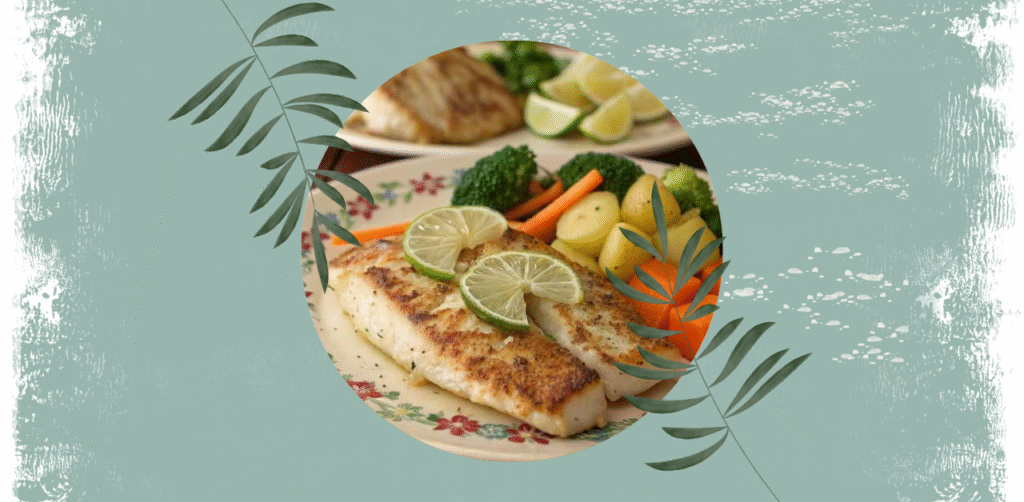 Grilled Fish with Vegetables Recipe