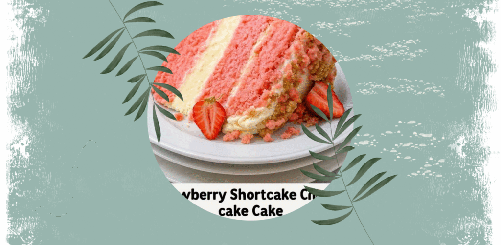 Strawberry Shortcake Cheesecake Cake Recipe