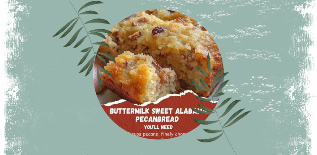 Buttermilk Sweet Alabama Pecan Bread Recipe