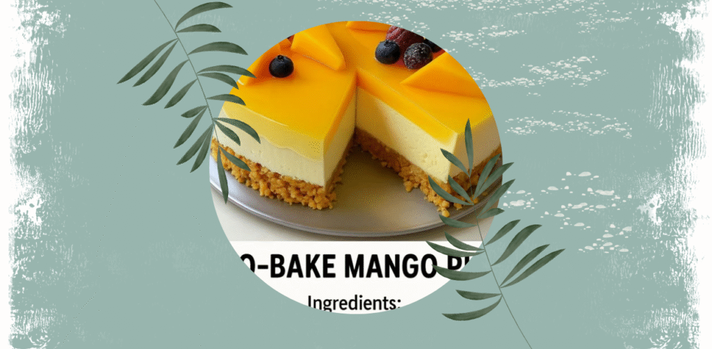 No-Bake Mango Pie Recipe