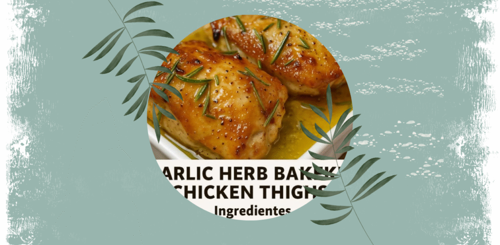 Garlic Herb Baked Chicken Thighs Recipe