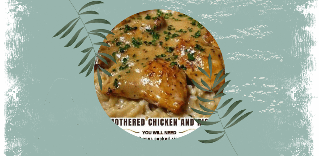 Smothered Chicken and Rice Recipe
