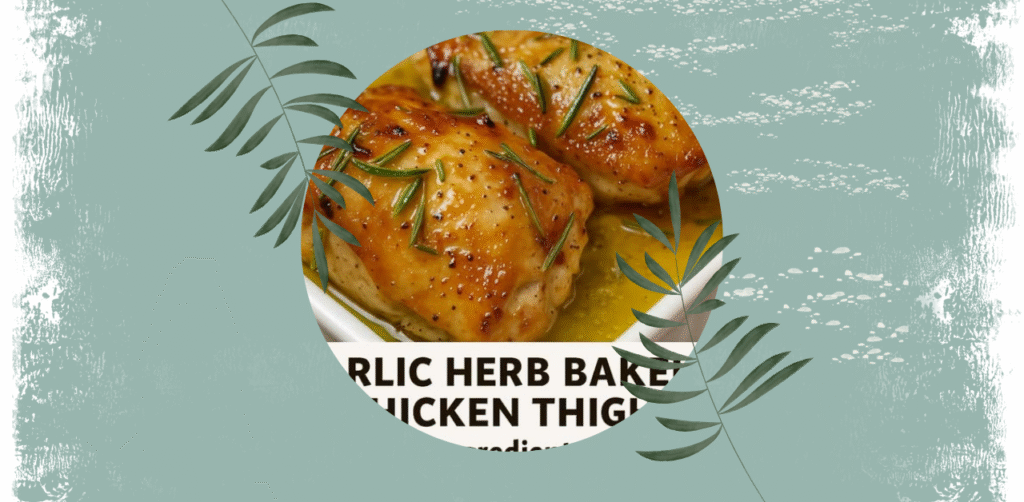 Garlic Herb Baked Chicken Thighs Recipe
