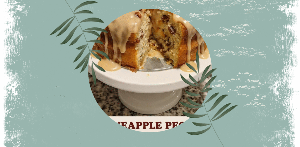 Pineapple Pecan Cream Cheese Pound Cake Recipe