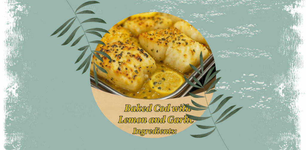 Baked Cod with Lemon and Garlic Recipe
