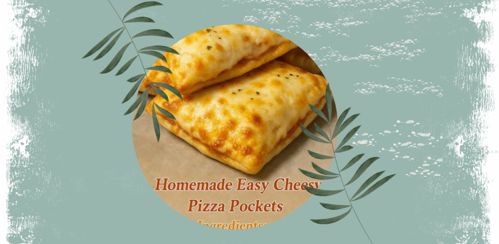 Homemade Easy Cheesy Pizza Pockets Recipe