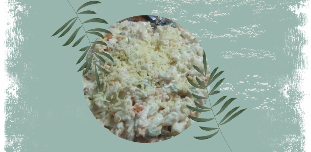 Cheesy Creamy Chicken Macaroni Salad Recipe