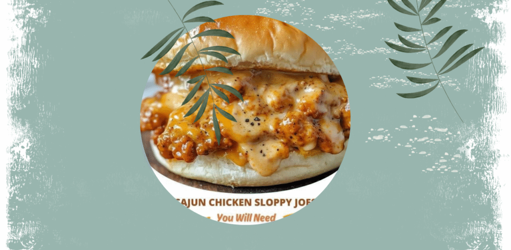 Cajun Chicken Sloppy Joes Recipe