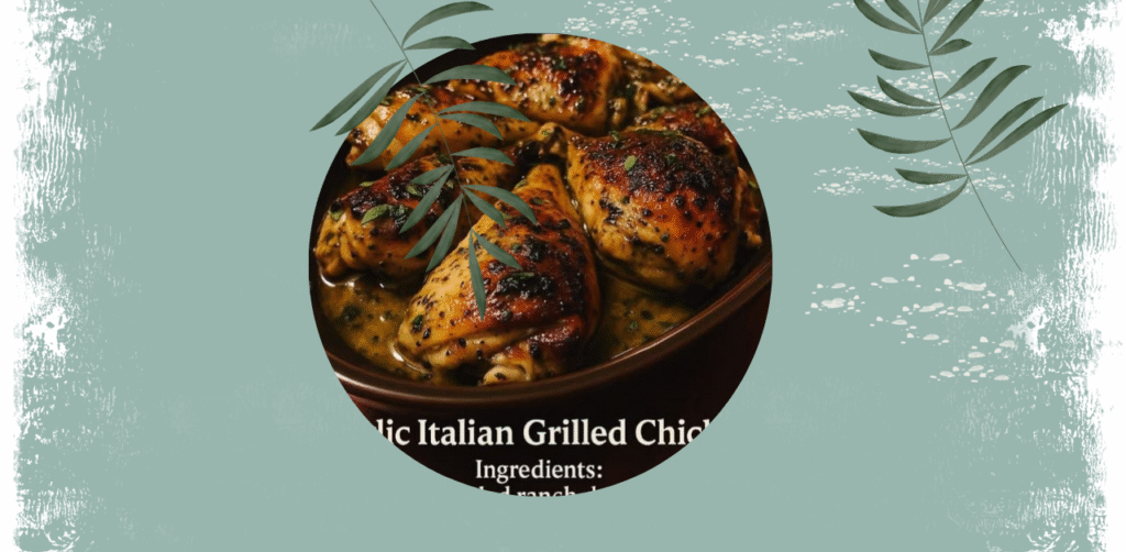 Garlic Italian Grilled Chicken Recipe