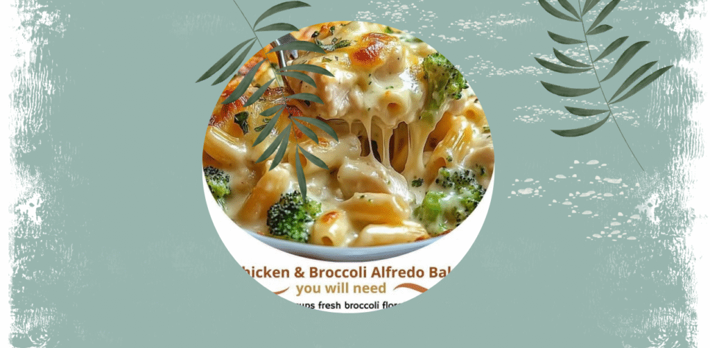 Chicken & Broccoli Alfredo Bake Recipe