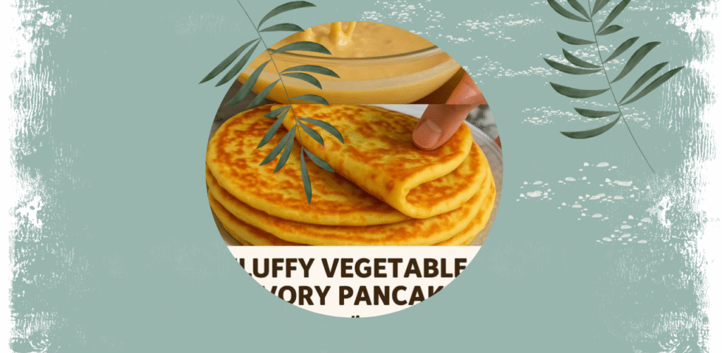 Fluffy Vegetable Savory Pancakes Recipe