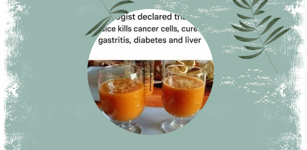 Cancer-Fighting Juice Recipe