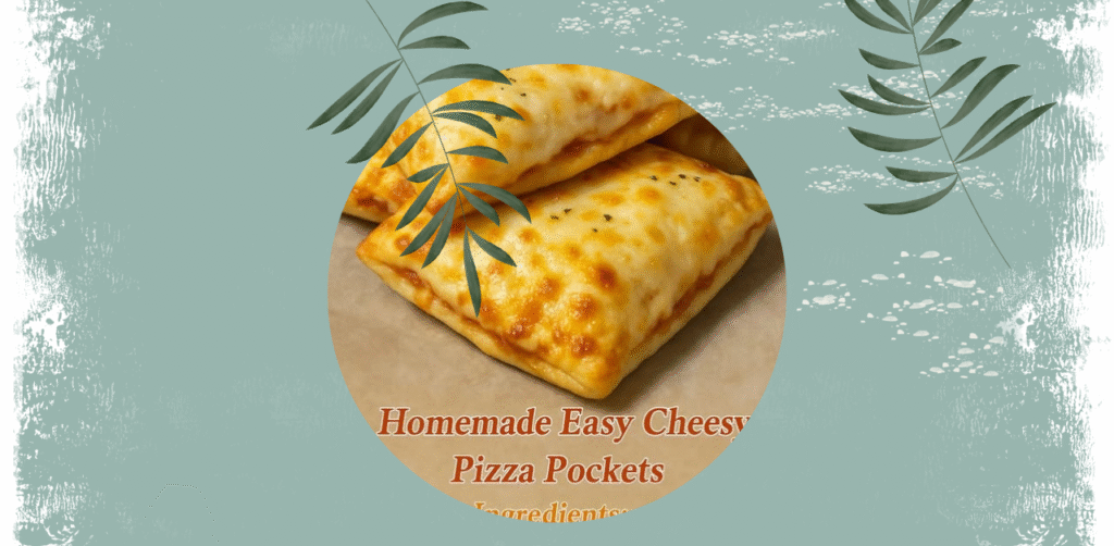 Homemade Easy Cheesy Pizza Pockets Recipe