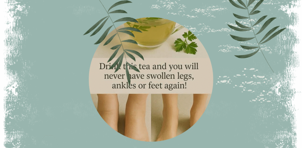Parsley Tea for Swollen Legs, Ankles, and Feet Recipe