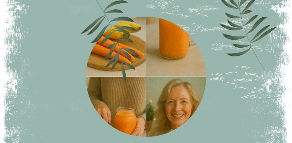 Banana-Carrot Smoothie for Radiant Skin Remedy