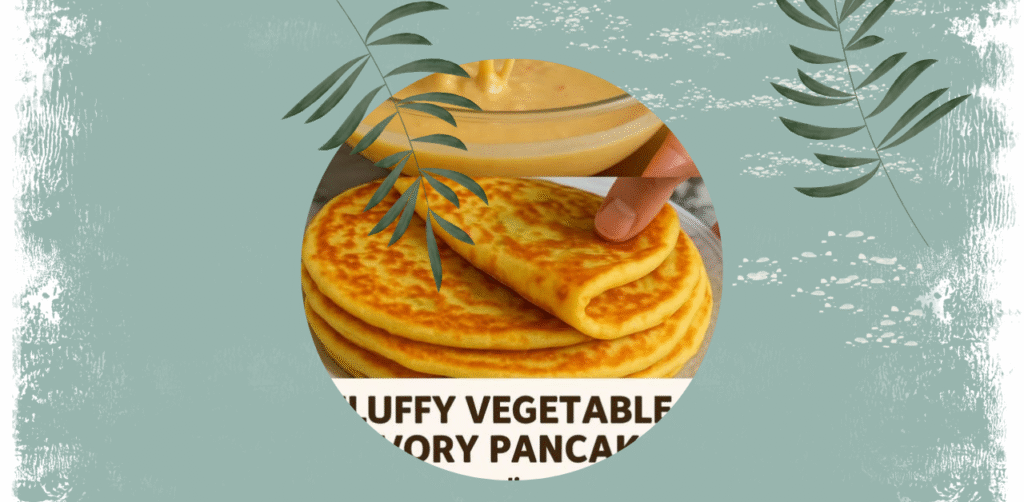 Fluffy Vegetable Savory Pancakes Recipe