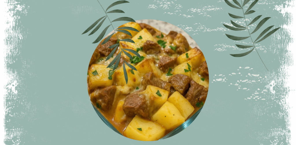 Crockpot Loaded Steak and Potato Bake Recipe