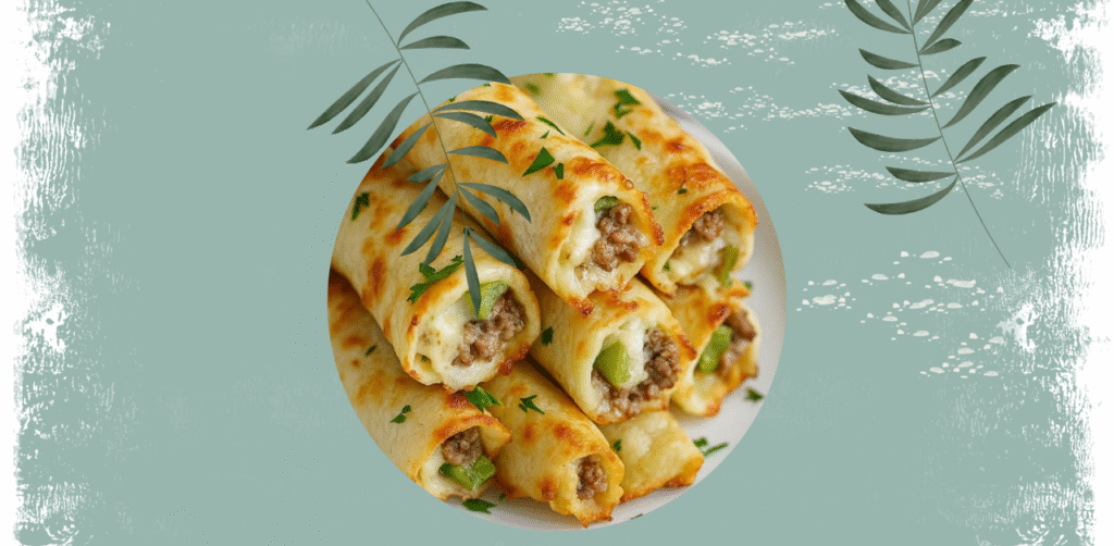 Keto Philly Cheesesteak Roll-Ups Recipe