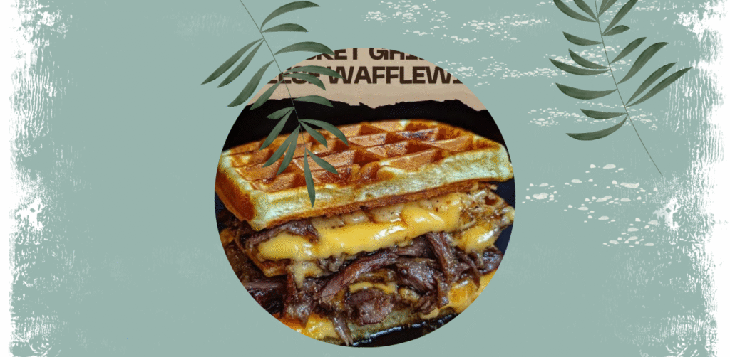 Bourbon-Maple Brisket Grilled Cheese Wafflewich Recipe