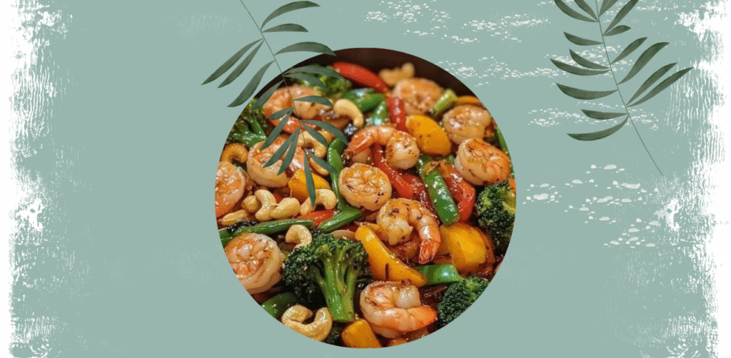 Garlic Shrimp and Vegetable Sauté Recipe