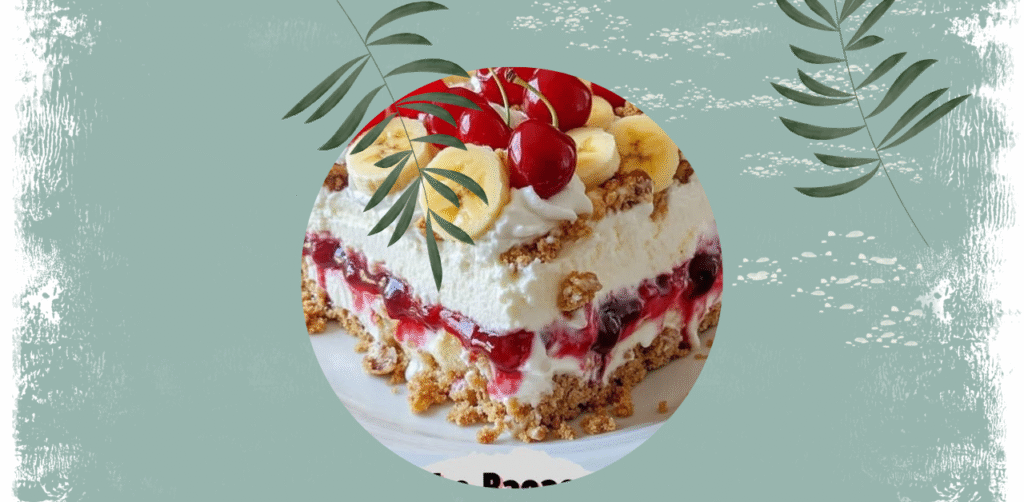 No-Bake Banana Split Cake Recipe