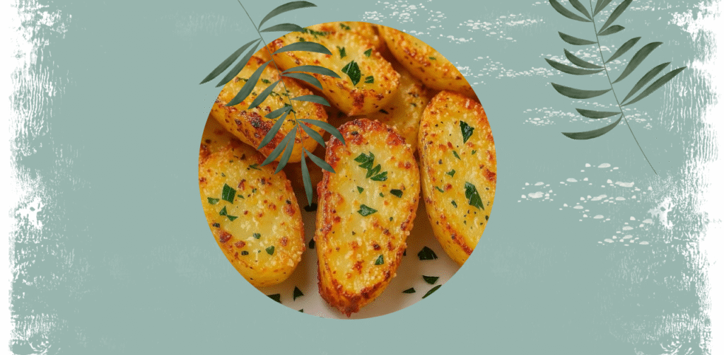 Baked Potato with Garlic & Parsley Recipe