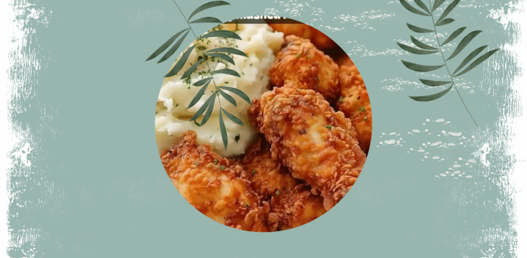 Crispy Fried Chicken with Creamy Mashed Potatoes Recipe