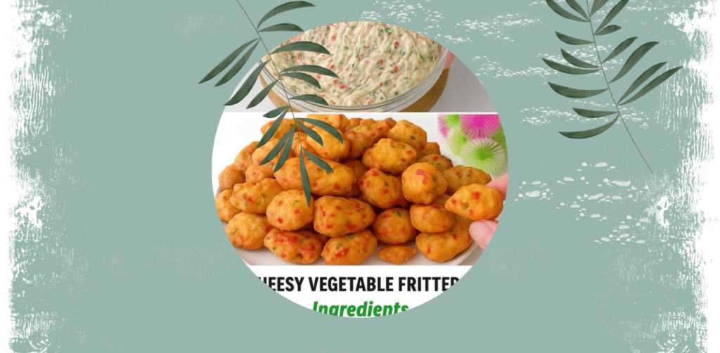 Cheesy Vegetable Fritters Recipe