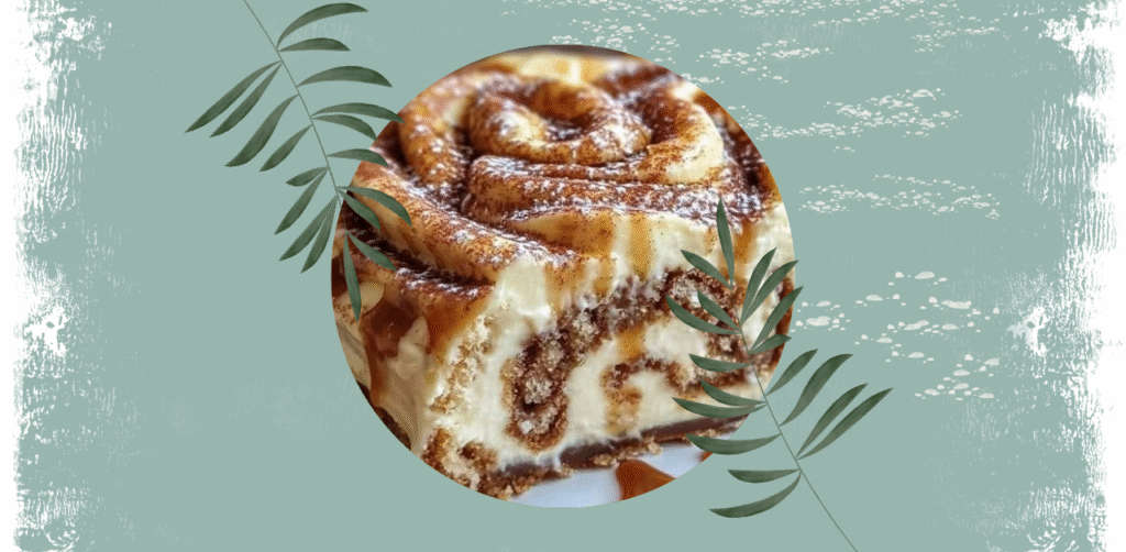 Cinnamon Rolls with Cream Cheese Frosting and Caramel Drizzle