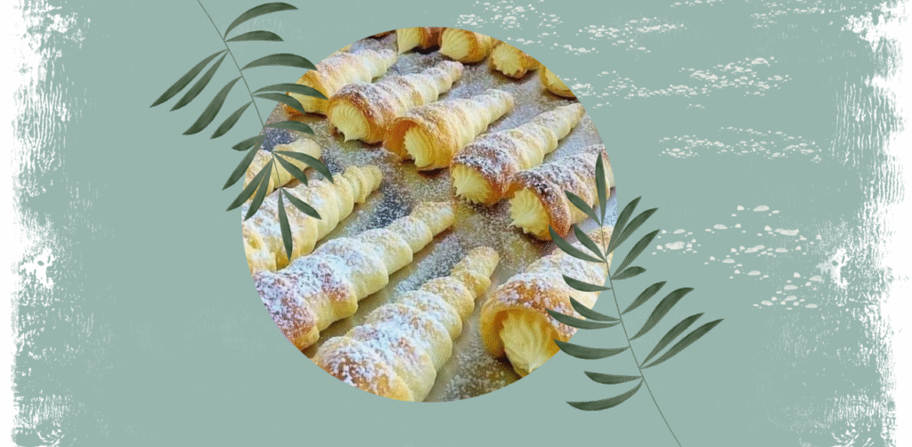 Italian Cream-Stuffed Cannoncini Recipe