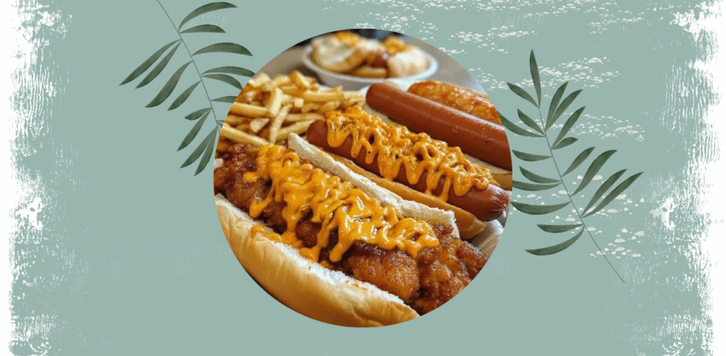 Crispy Chicken & Cheesy Hot Dogs