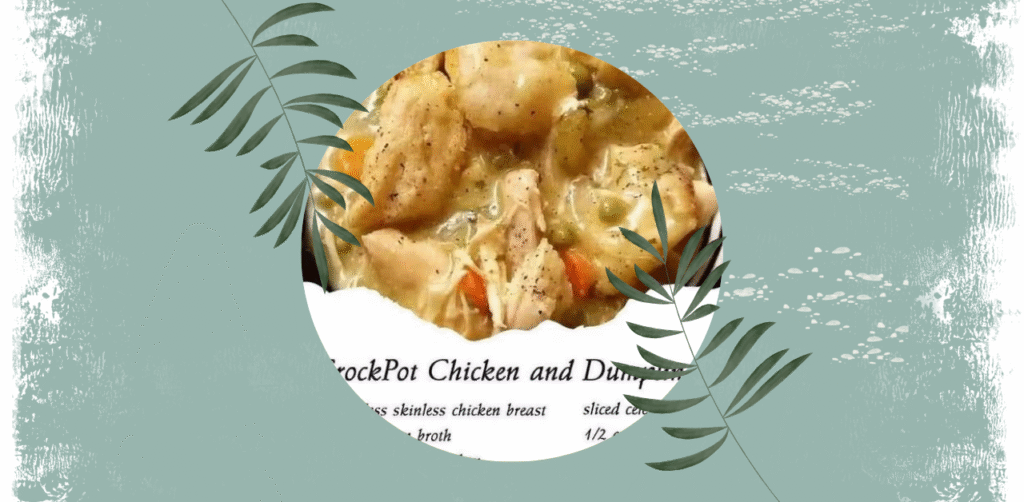 Crockpot Chicken and Dumplings Recipe