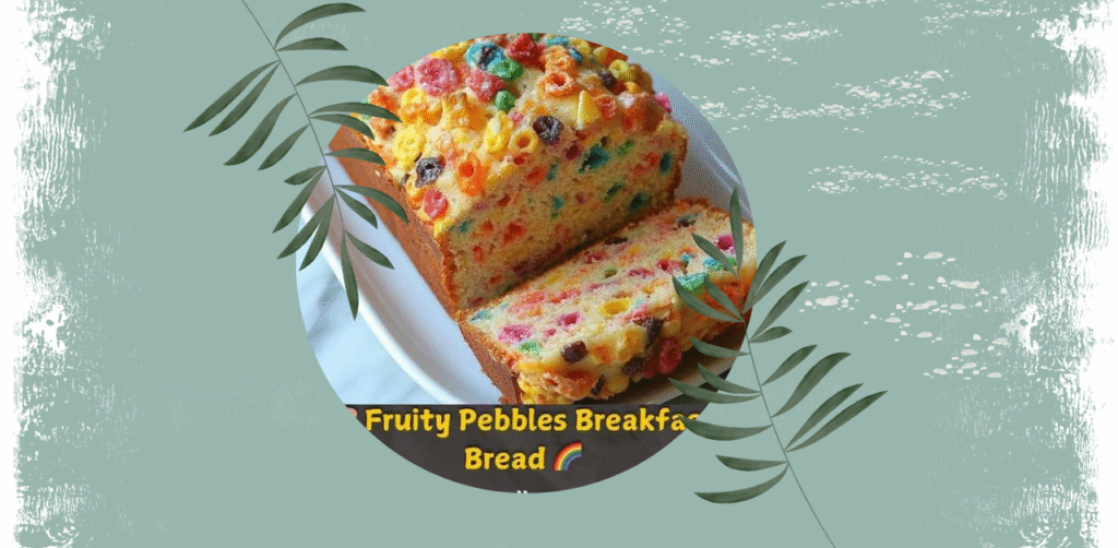 Fruity Pebbles Breakfast Bread Recipe