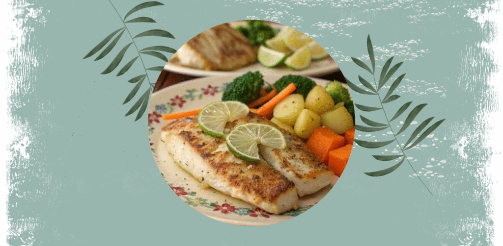 Grilled Fish with Vegetables Recipe