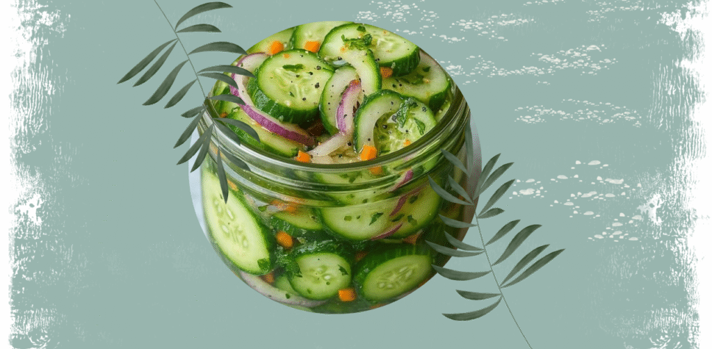 Fresh Pickled Cucumber Salad Recipe