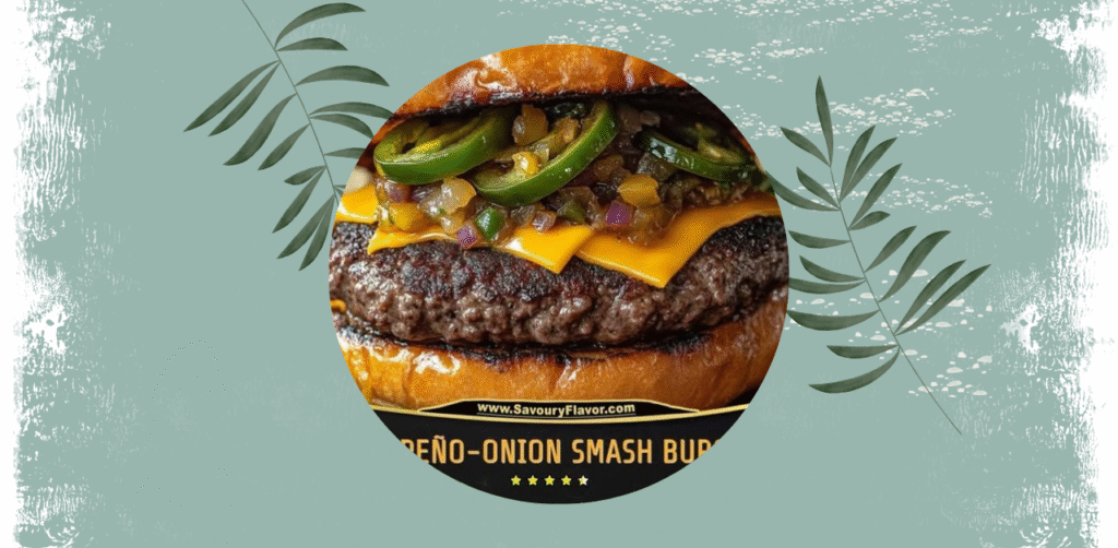 Jalapeño-Onion Smash Burgers Recipe