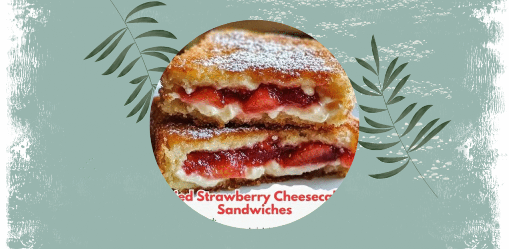 Fried Strawberry Cheesecake Sandwiches Recipe