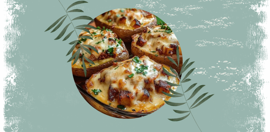 Oven-Fried Stuffed Potatoes Recipe