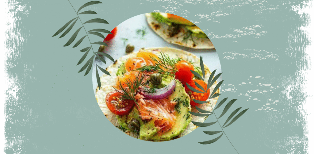 Smoked Salmon & Avocado Mousse Tacos Recipe