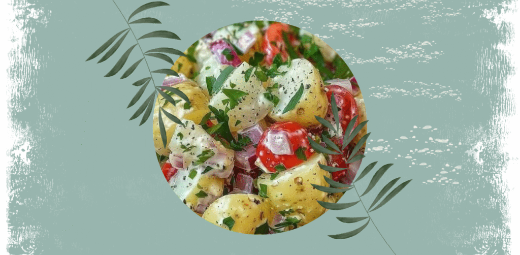 Greek Potato Salad with Tangy Dressing Recipe